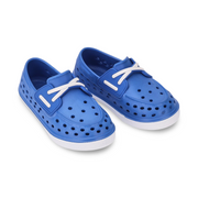 Unisex Rubber Sneakers – Navy Slip On Fake Laces Sneaker