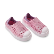Girls Rubber Sneakers – Glitter Pink Slip-on Sneaker
