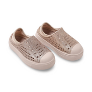 Girls Rubber Sneakers – Glitter Gold Slip-on Sneaker