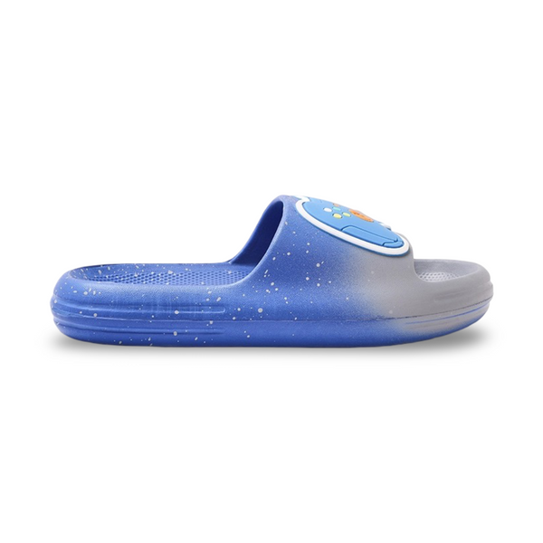 Boys Rubber Slippers – Blue with Gaming Design