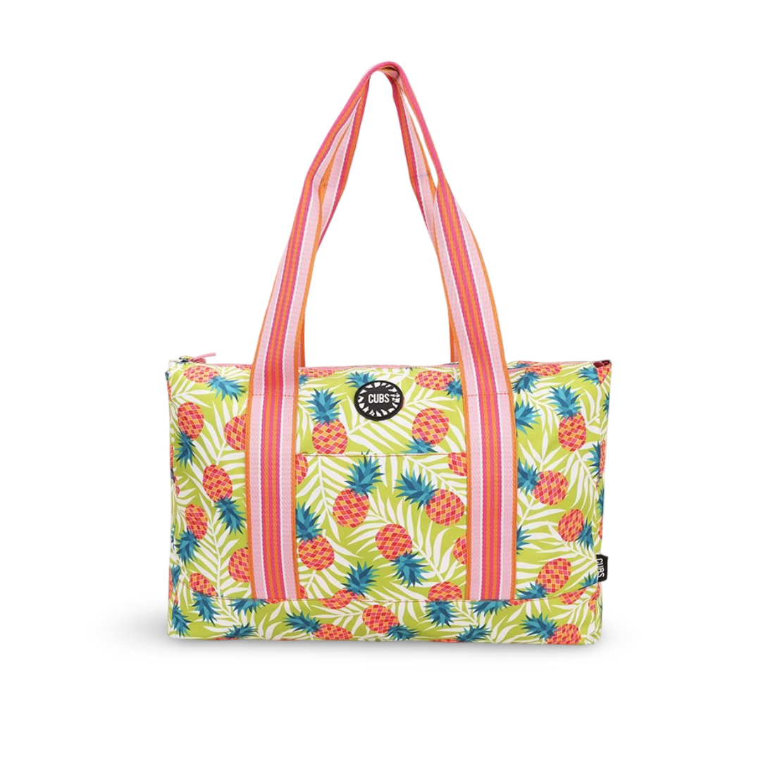 Cubs Flamingos and Pineapples Double Face Tote Bag (19L)