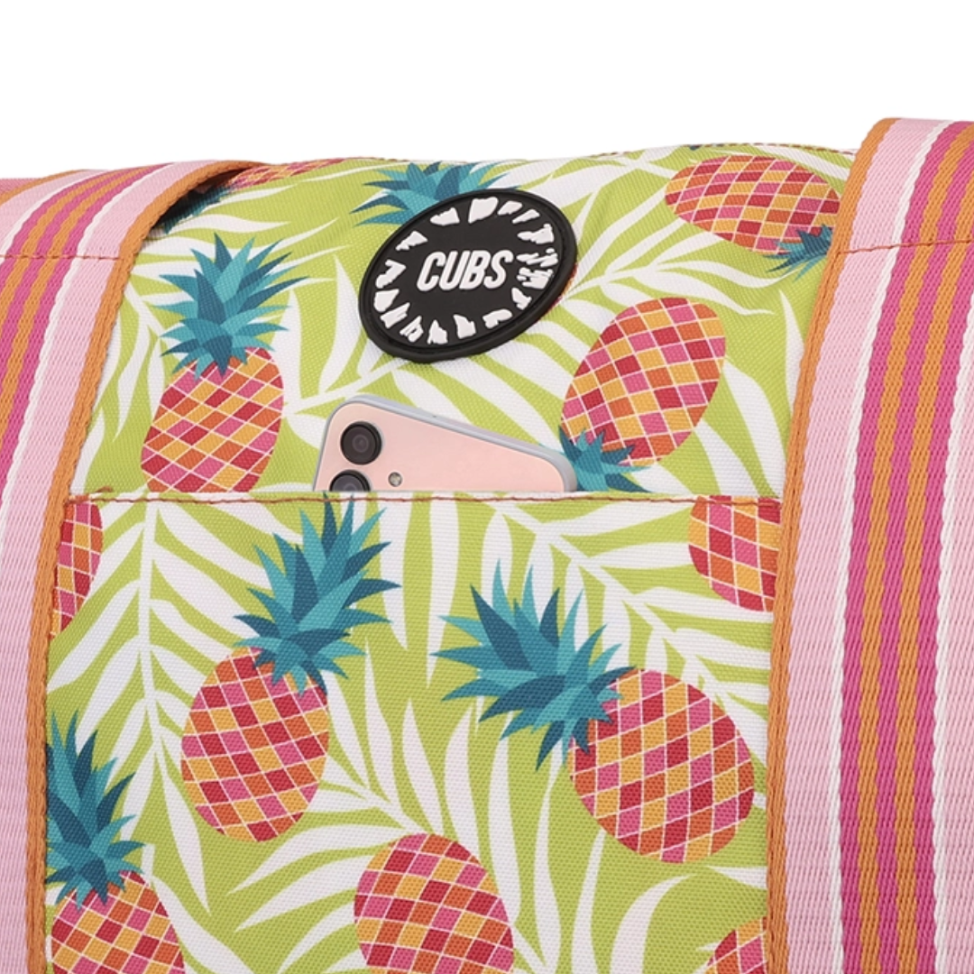 Cubs Flamingos and Pineapples Double Face Tote Bag (19L)