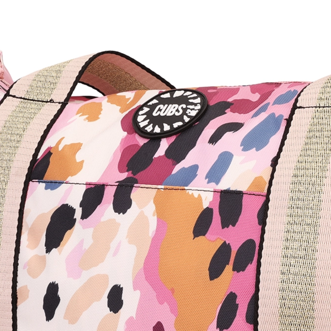 Cubs Brown Leopard Double Face Tote Bag (19L)