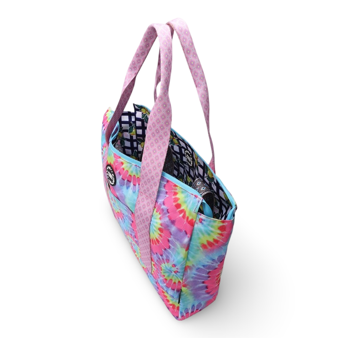 Cubs Flowery Tie Dye Double Face Tote Bag (19L)