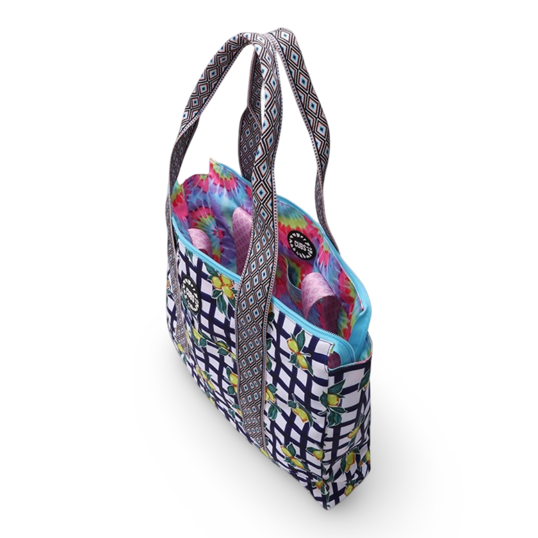 Cubs Flowery Tie Dye Double Face Tote Bag (19L)