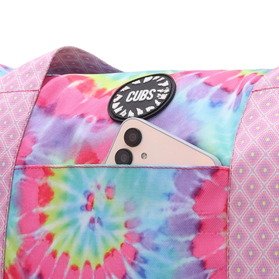 Cubs Flowery Tie Dye Double Face Tote Bag (19L)