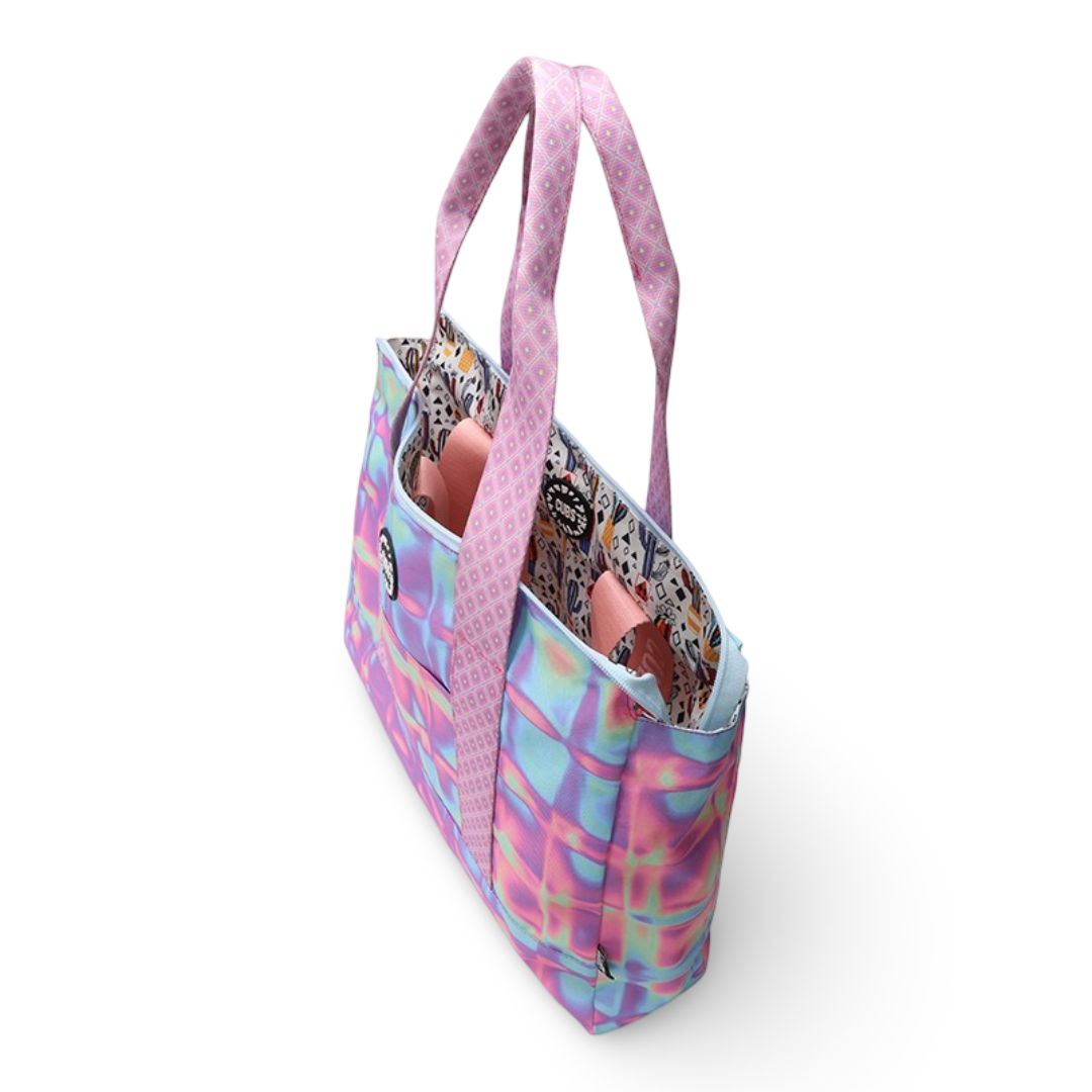 Cubs Pastel Colors and Cactus Double Face Tote Bag (19L)