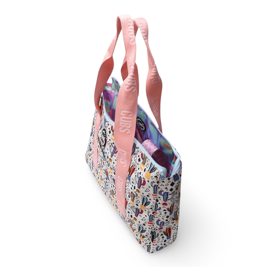 Cubs Pastel Colors and Cactus Double Face Tote Bag (19L)