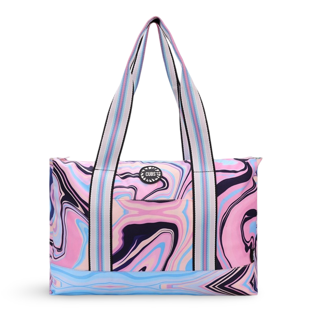 Cubs Cactus and Swirls Double Face Tote Bag (19L)