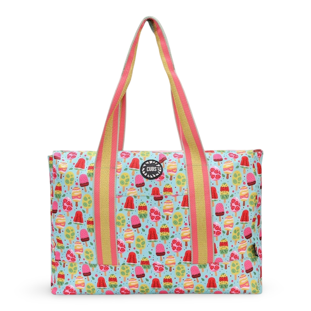 Cubs Pineapples and Ice Cream Double Face Tote Bag (19L)