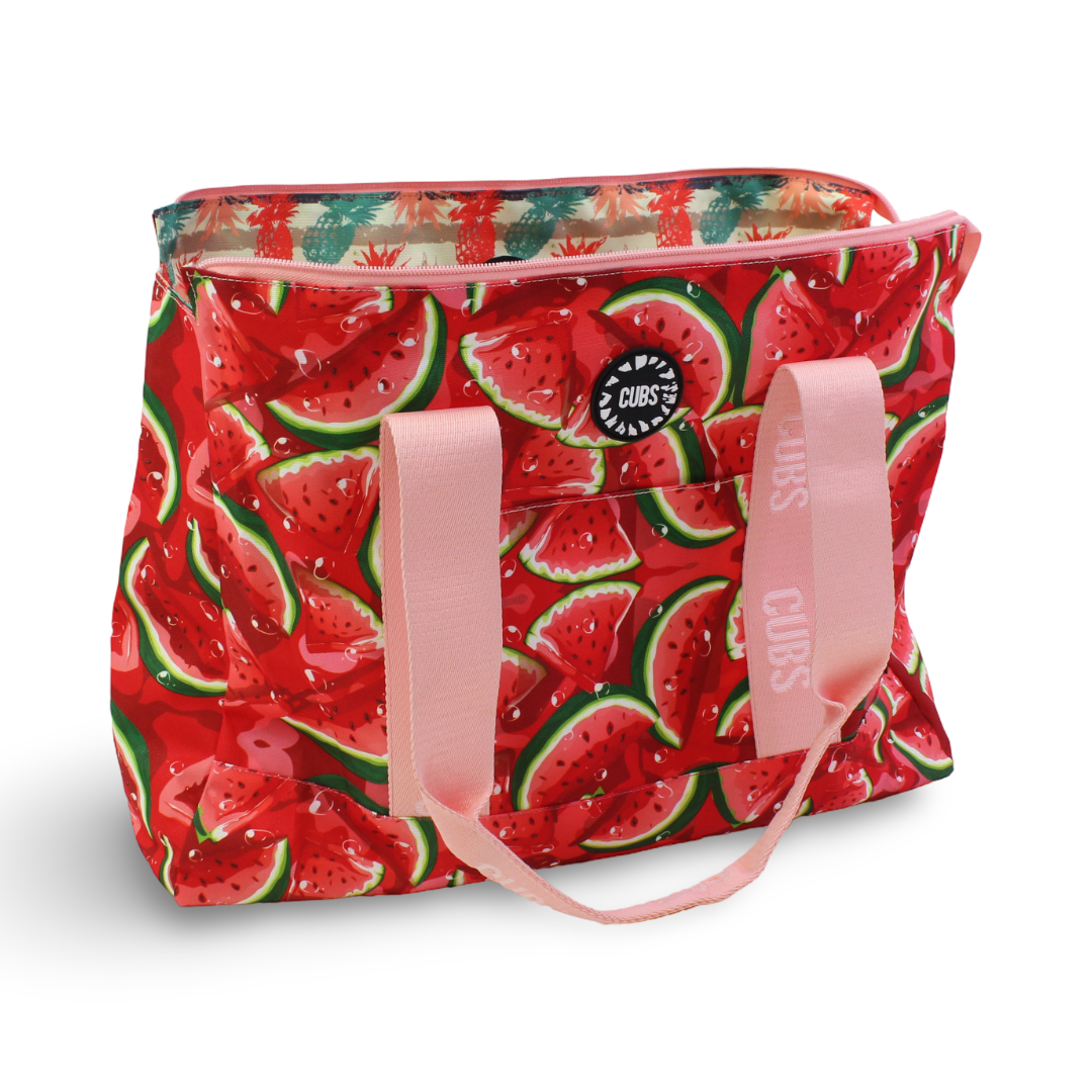 Cubs Watermelons and Pineapples Double Face Tote Bag (19L)