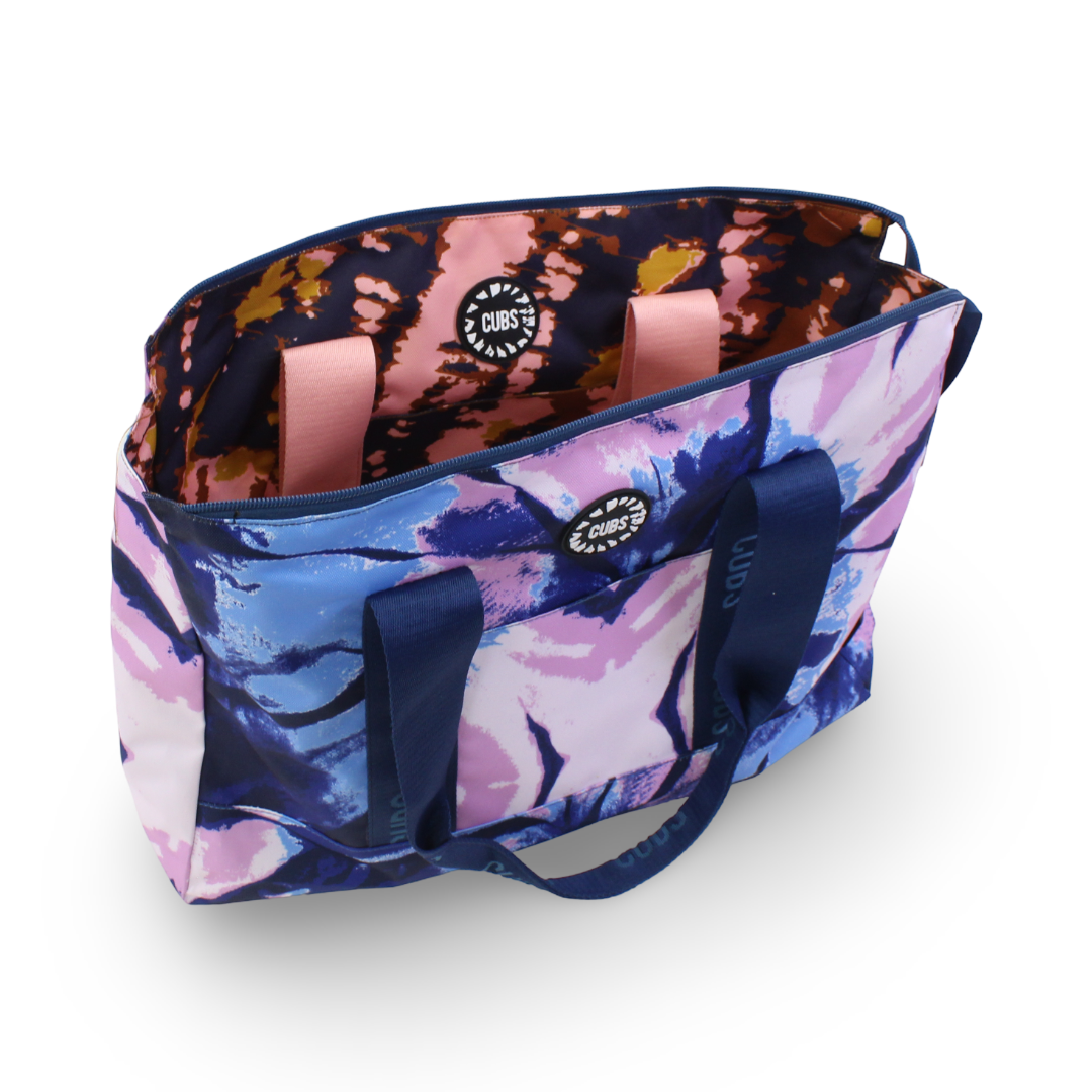 Cubs Shades of Tie Dyes Double Face Tote Bag (19L)