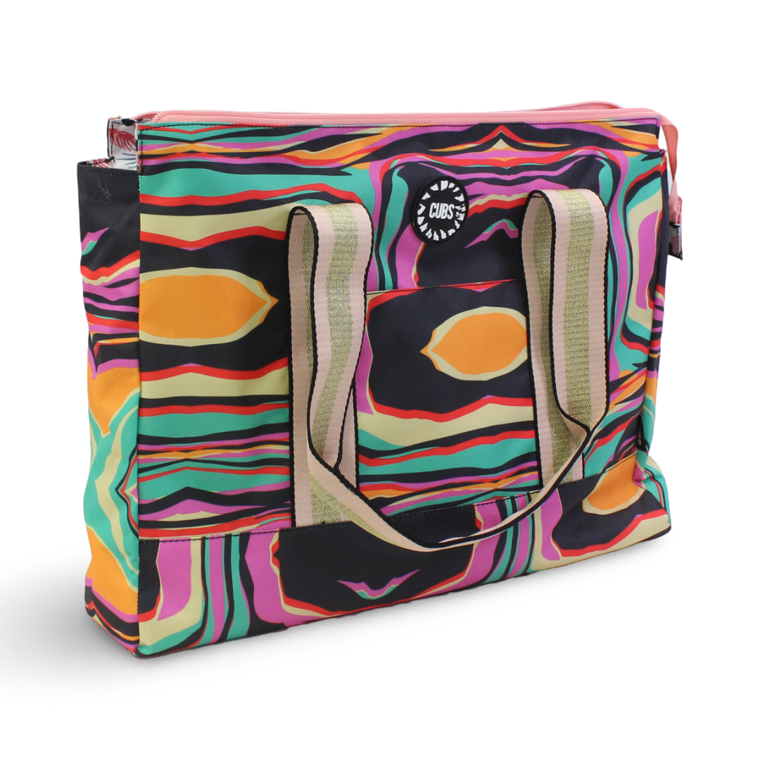 Cubs Shades Of Brown Vibes Double Face Tote Bag (19L)