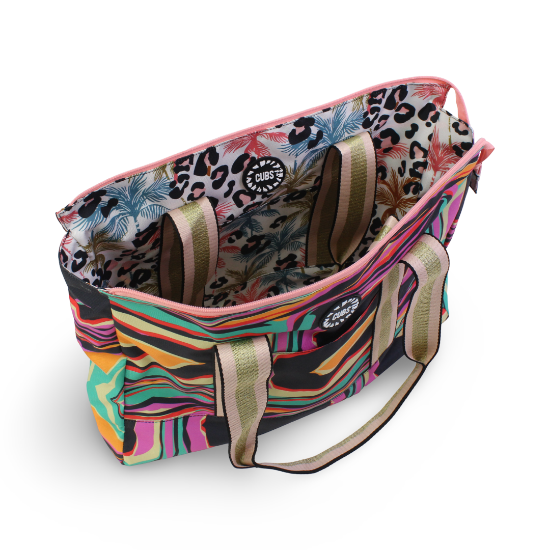 Cubs Shades Of Brown Vibes Double Face Tote Bag (19L)