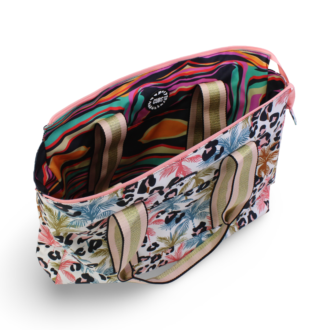 Cubs Shades Of Brown Vibes Double Face Tote Bag (19L)