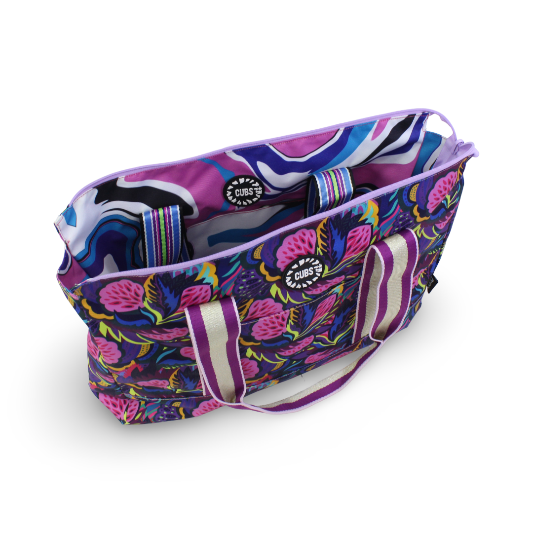 Cubs Vibes Of Purple Double Face Tote Bag (19L)