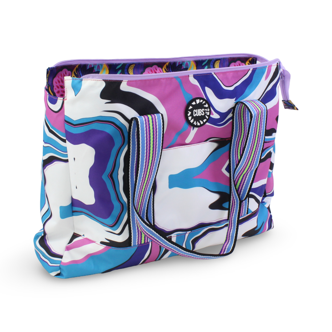 Cubs Vibes Of Purple Double Face Tote Bag (19L)