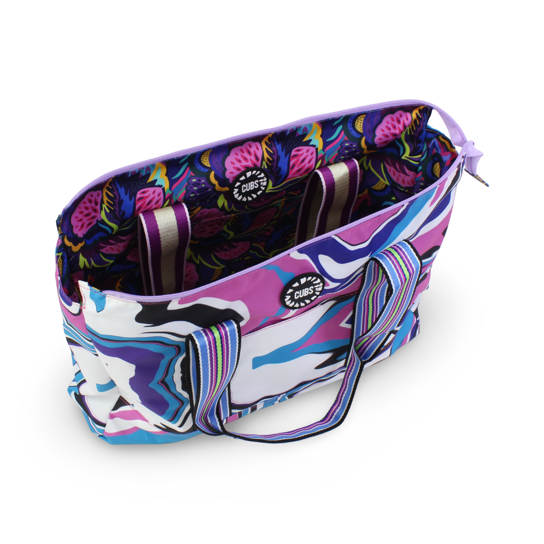 Cubs Vibes Of Purple Double Face Tote Bag (19L)