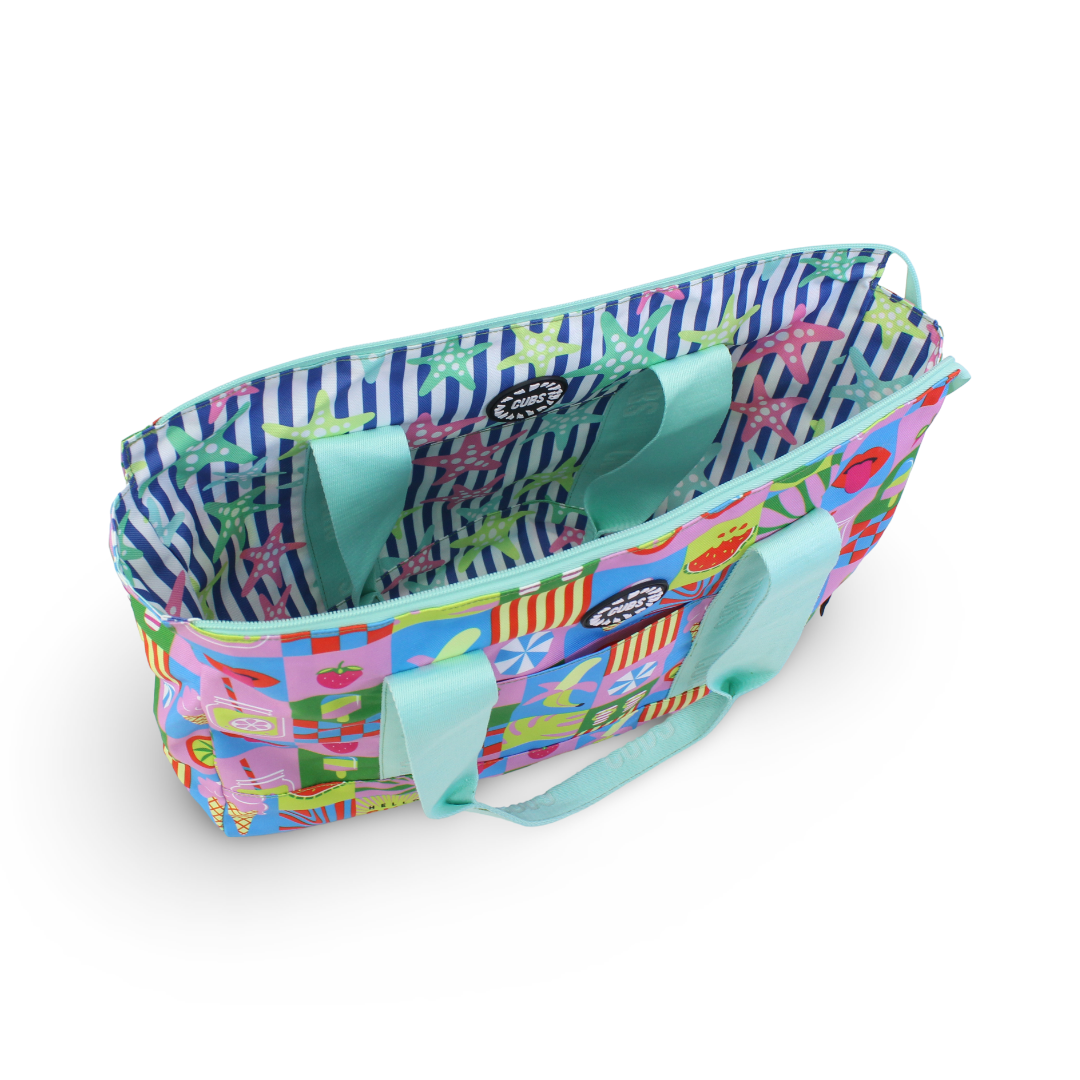 Cubs Every Day In Blue Double Face Tote Bag (19L)