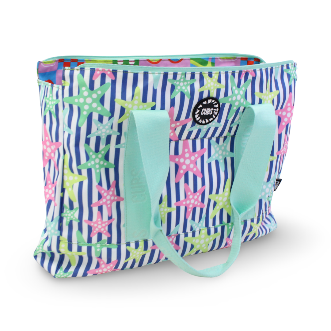Cubs Every Day In Blue Double Face Tote Bag (19L)