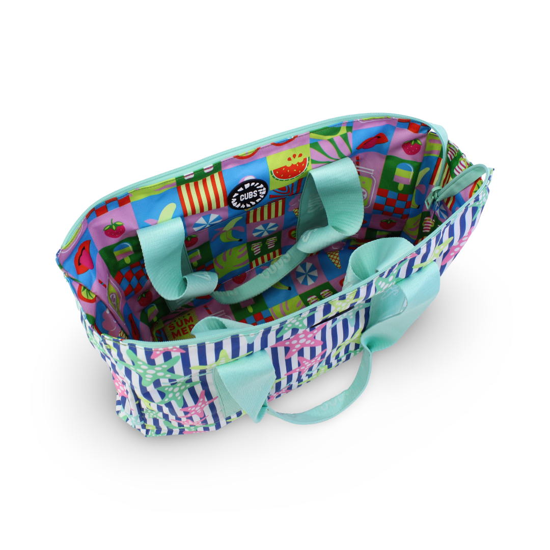 Cubs Every Day In Blue Double Face Tote Bag (19L)