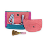 Cubs Beach Tote Set – Pink & Turquoise 19L