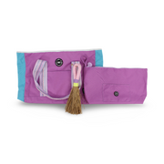 Cubs Beach Tote Set – Purple & White 19 L