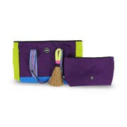 Cubs Beach Tote Set – Dark Purple & Pistachio 19 L