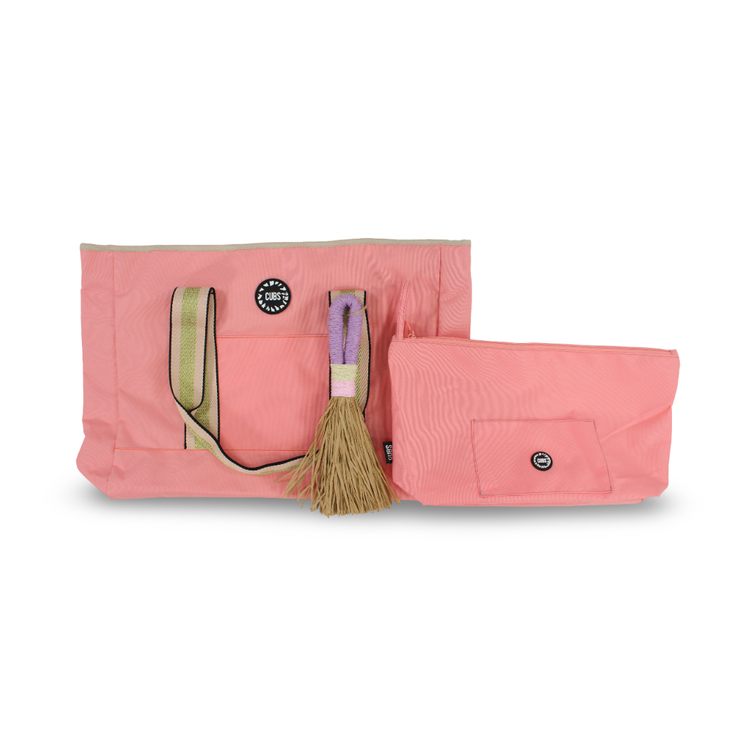 Cubs Beach Tote Set – Peach 19 L
