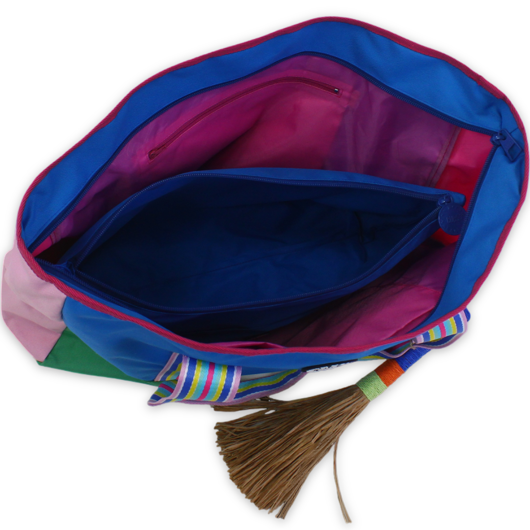 Cubs Beach Tote Set – Blue & Pink 19 L