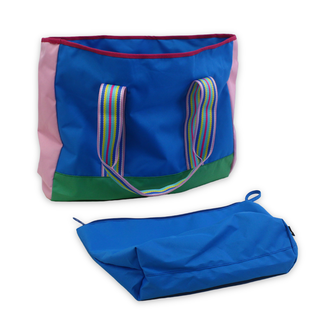 Cubs Beach Tote Set – Blue & Pink 19 L