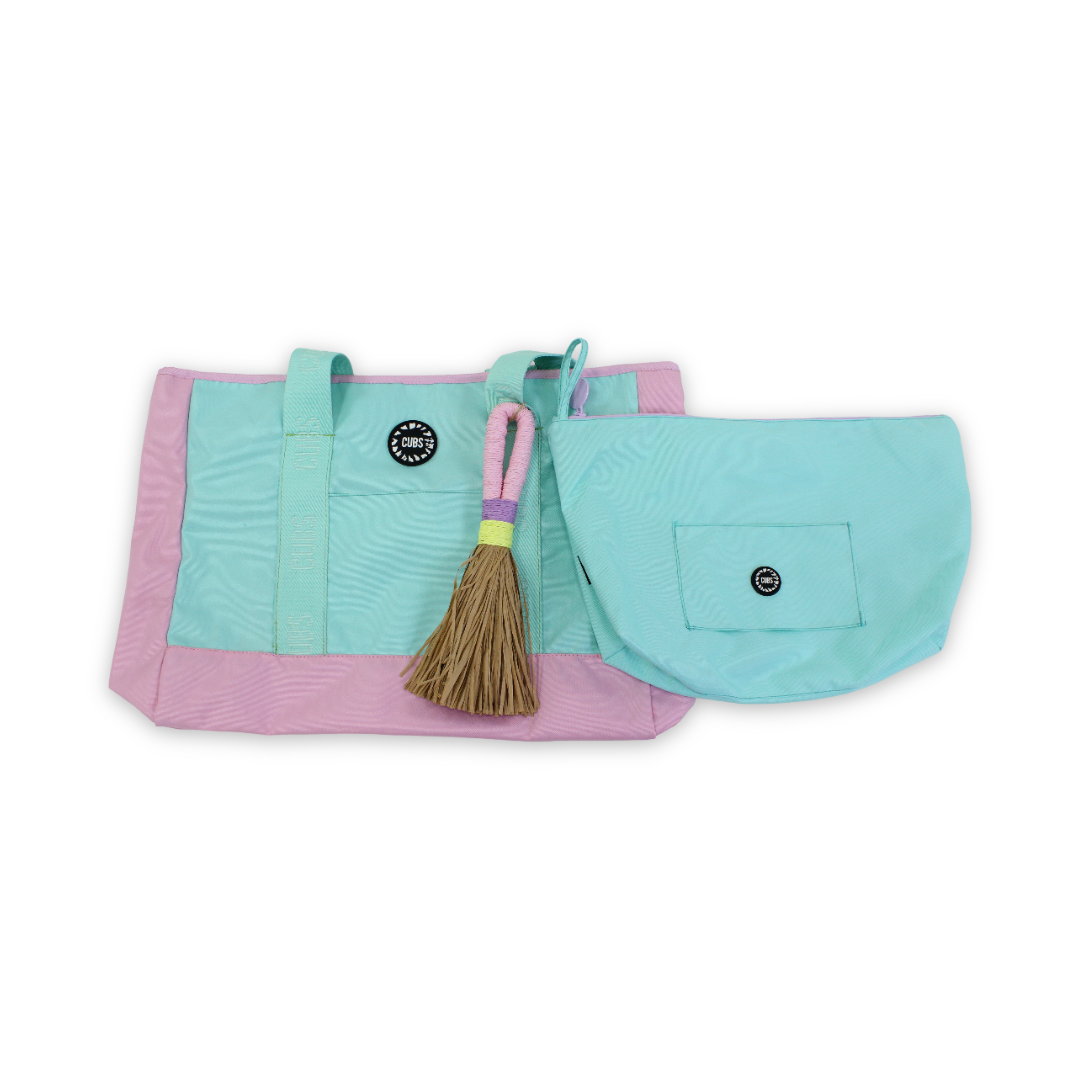 Cubs Beach Tote Set – Mint Green 19 L