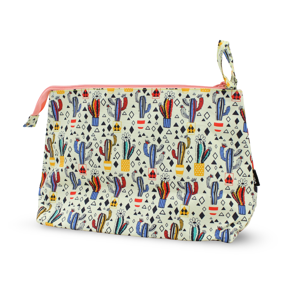 Cubs White Cactus Large Pouch