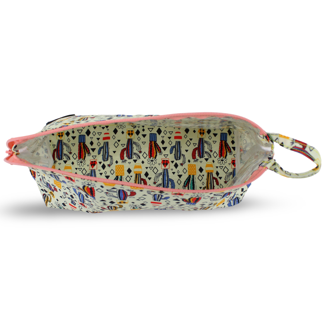 Cubs White Cactus Large Pouch