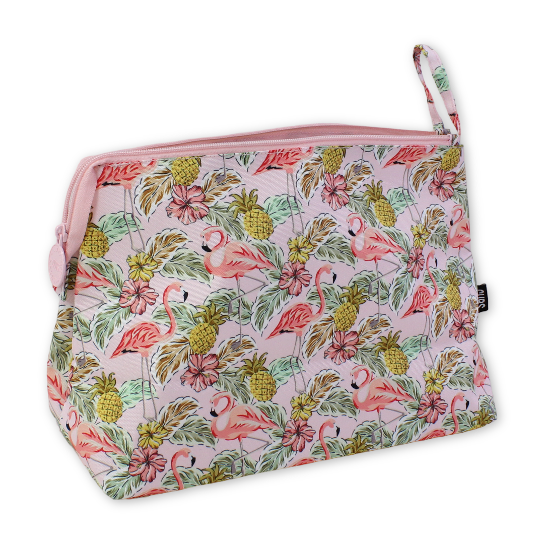 Cubs Pinkish Flamingos Large Pouch