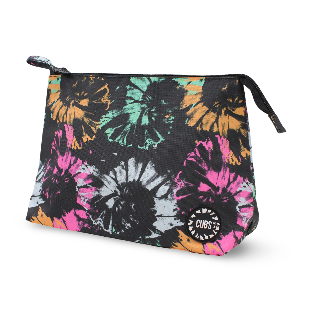 Cubs Dark Tie Dye Large Pouch - Summer