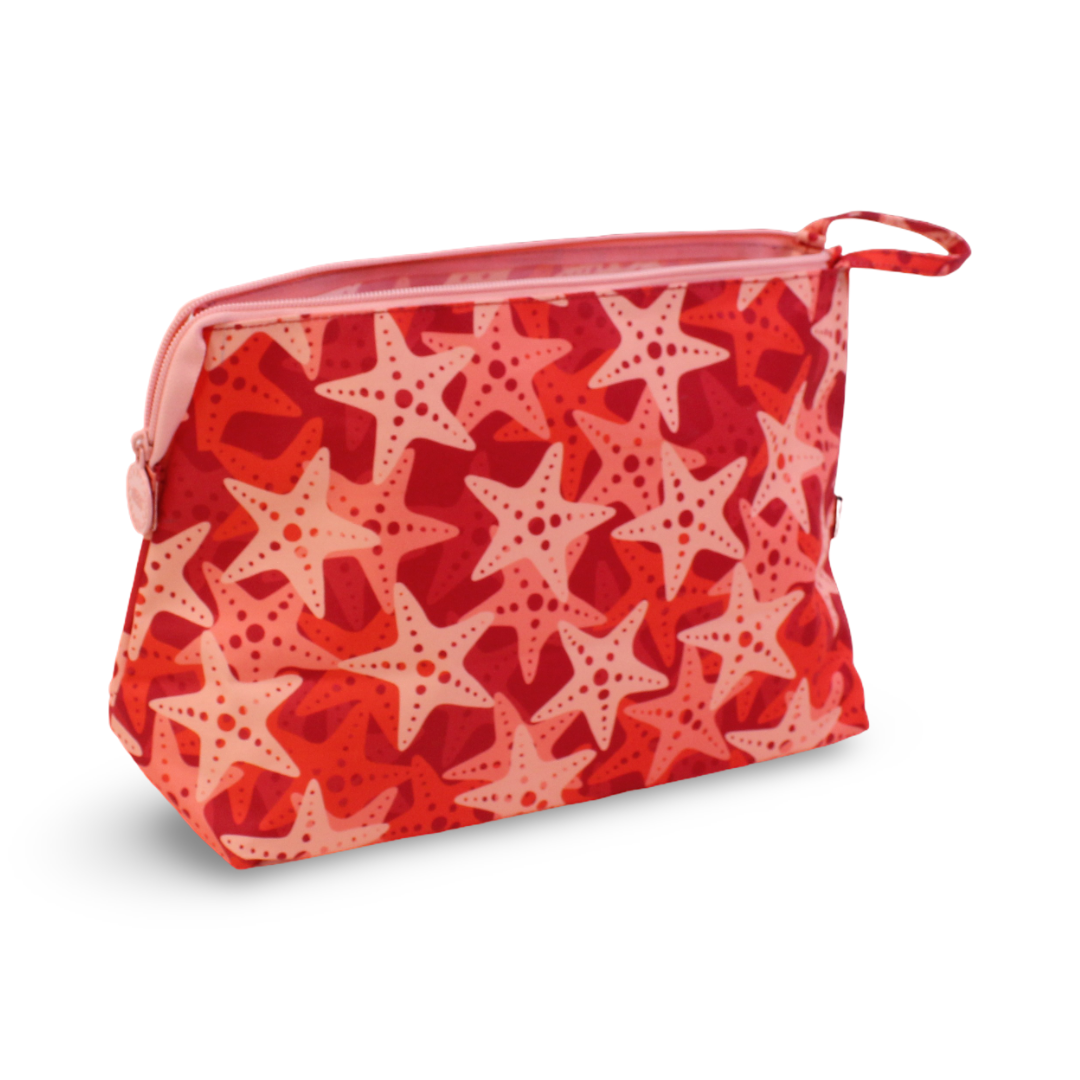 Cubs Peach Stars Large Pouch