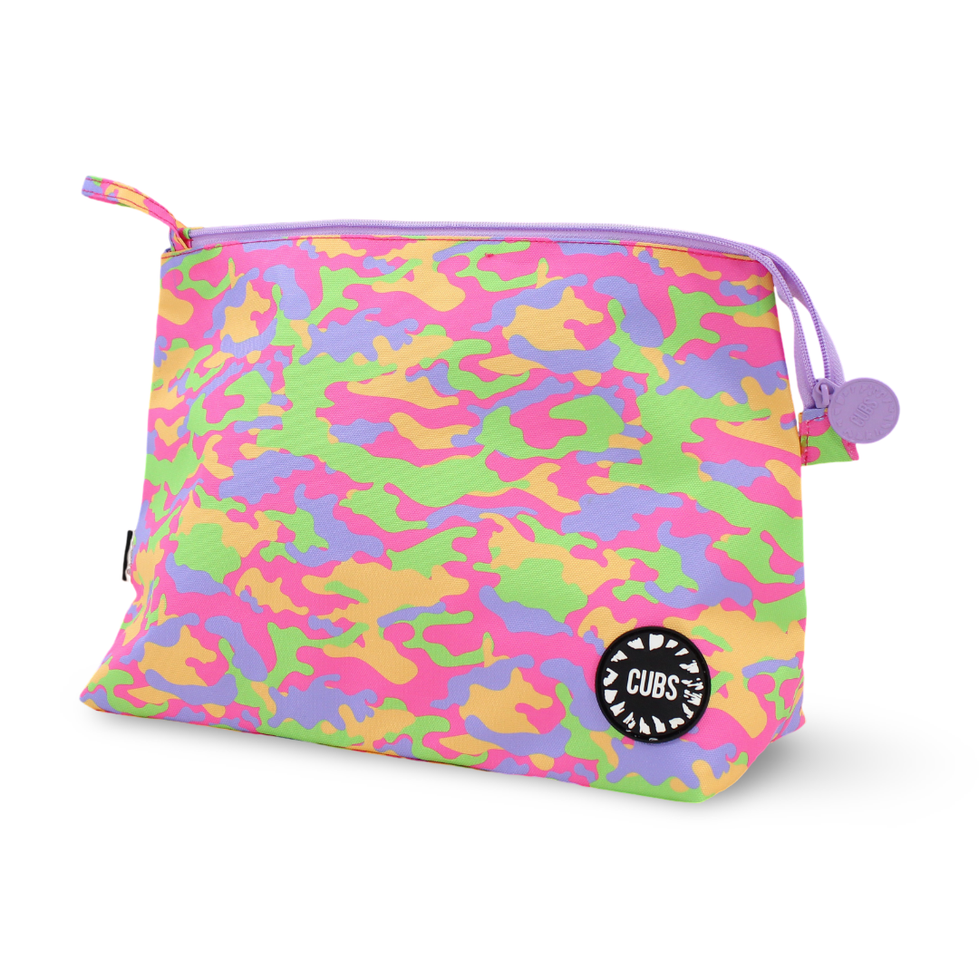 Cubs Pink Camo Large Pouch - Summer