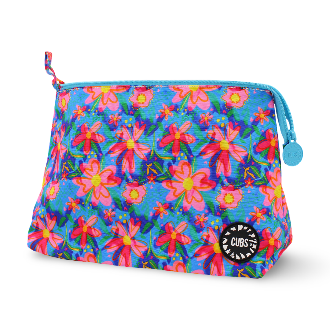 Cubs Lovely Flowers Large Pouch - Summer