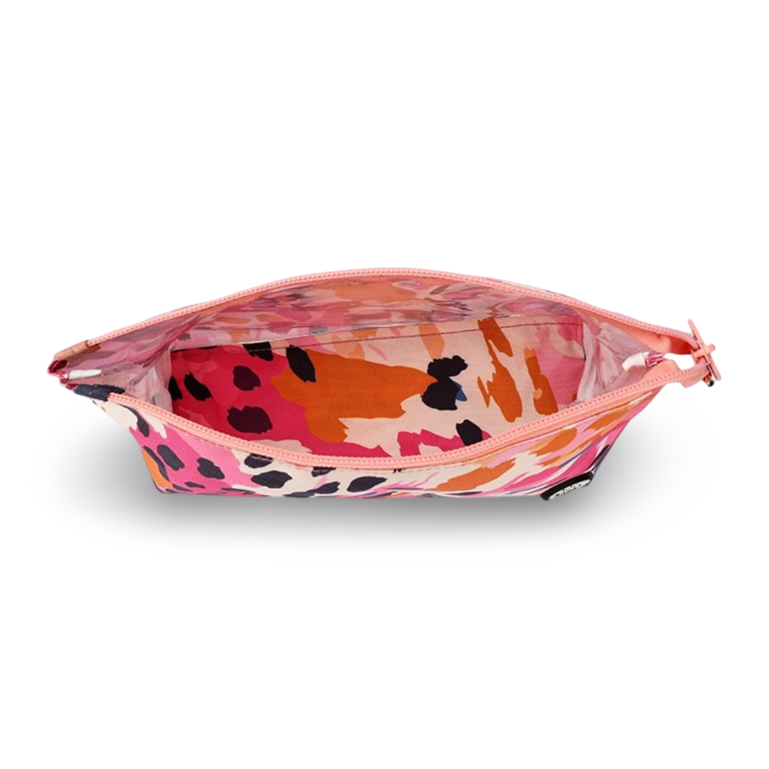 Cubs Brown Leopard Medium Pouch