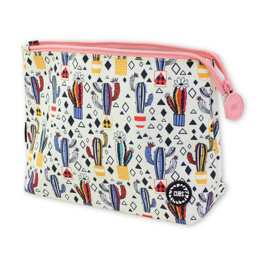 Cubs White Cactus Medium Pouch - Summer