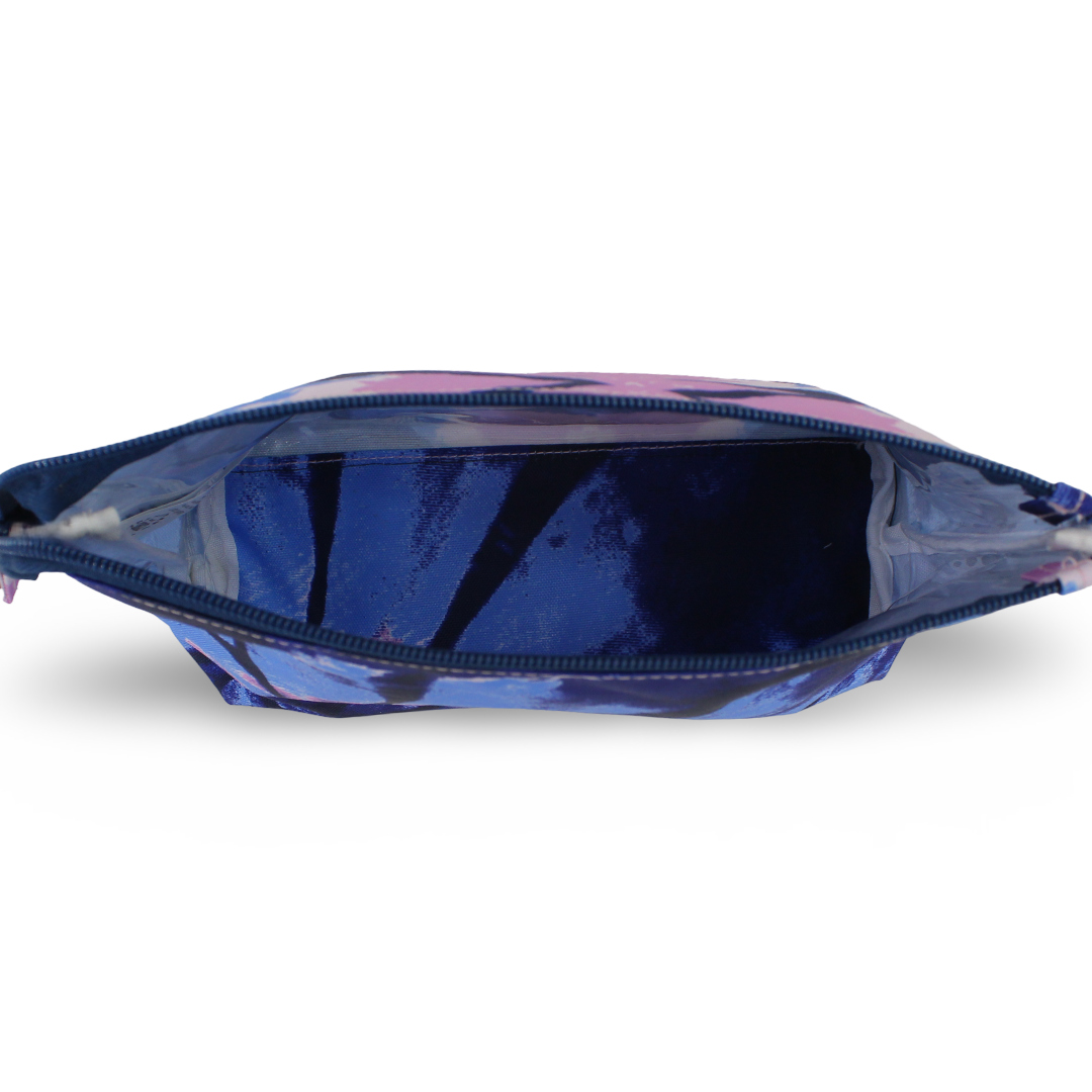 Cubs Shades of Blue Tie Dye Medium Pouch