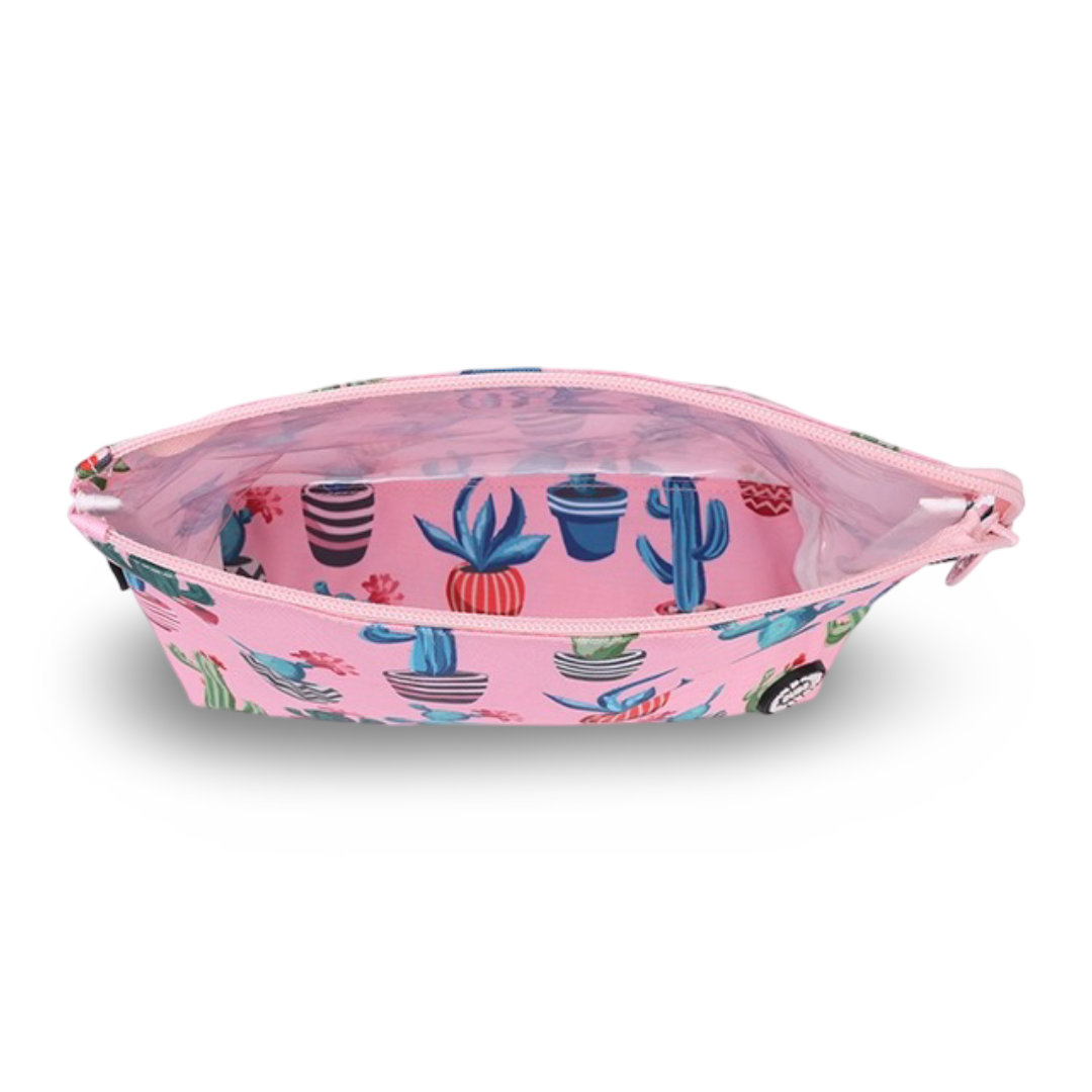 Cubs Pink Cactus Medium Pouch