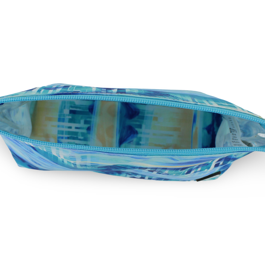 Cubs Blue & Peach Medium Pouch