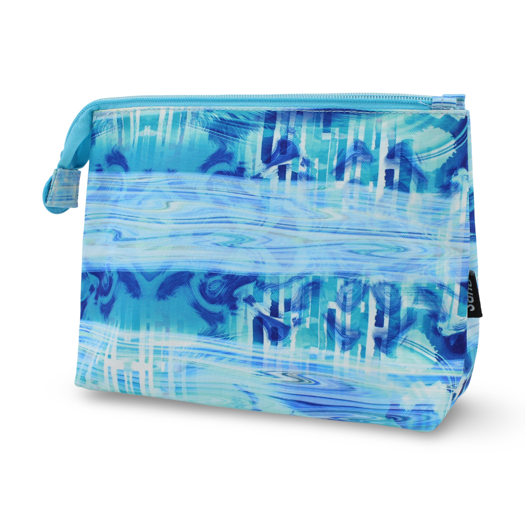Cubs Blue & Peach Medium Pouch