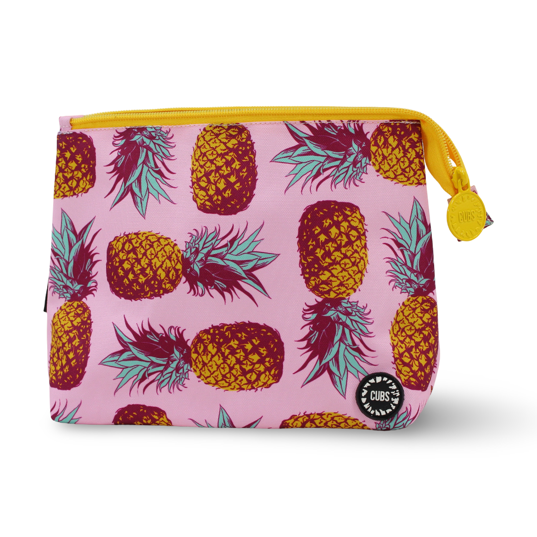 Cubs Purple Pineapples Medium Pouch - Summer