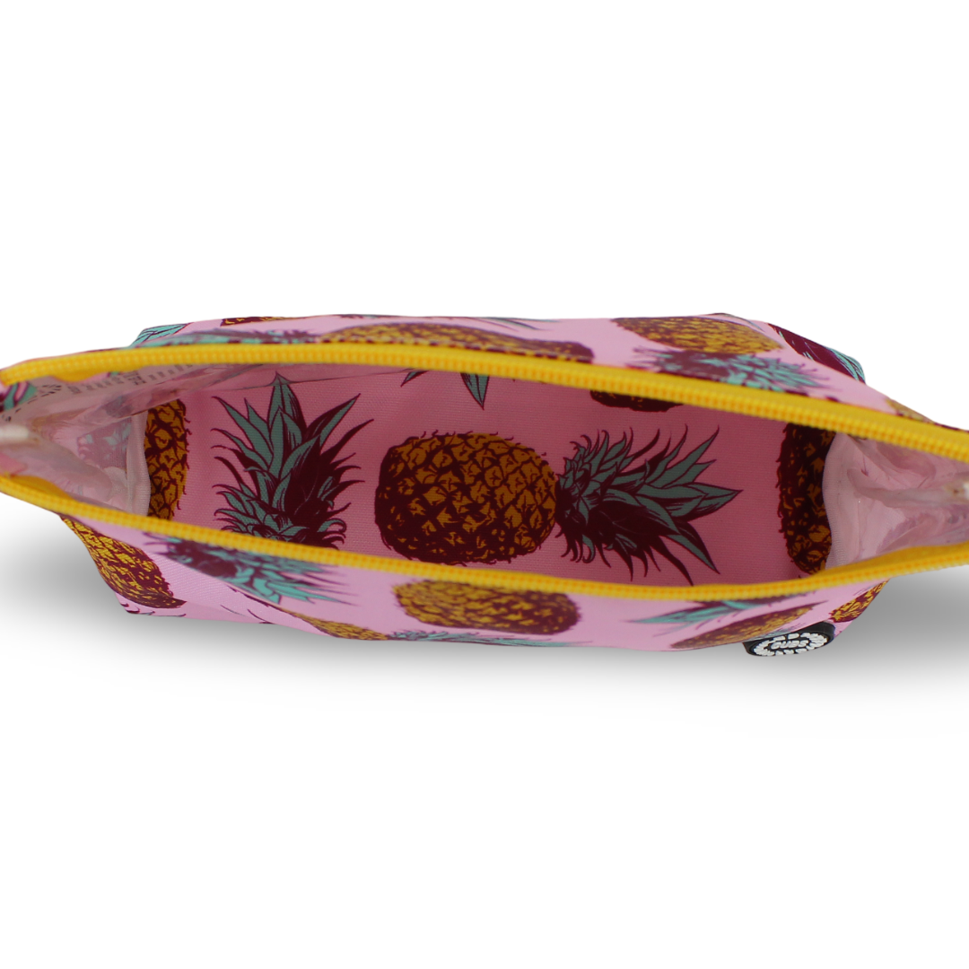 Cubs Purple Pineapples Medium Pouch