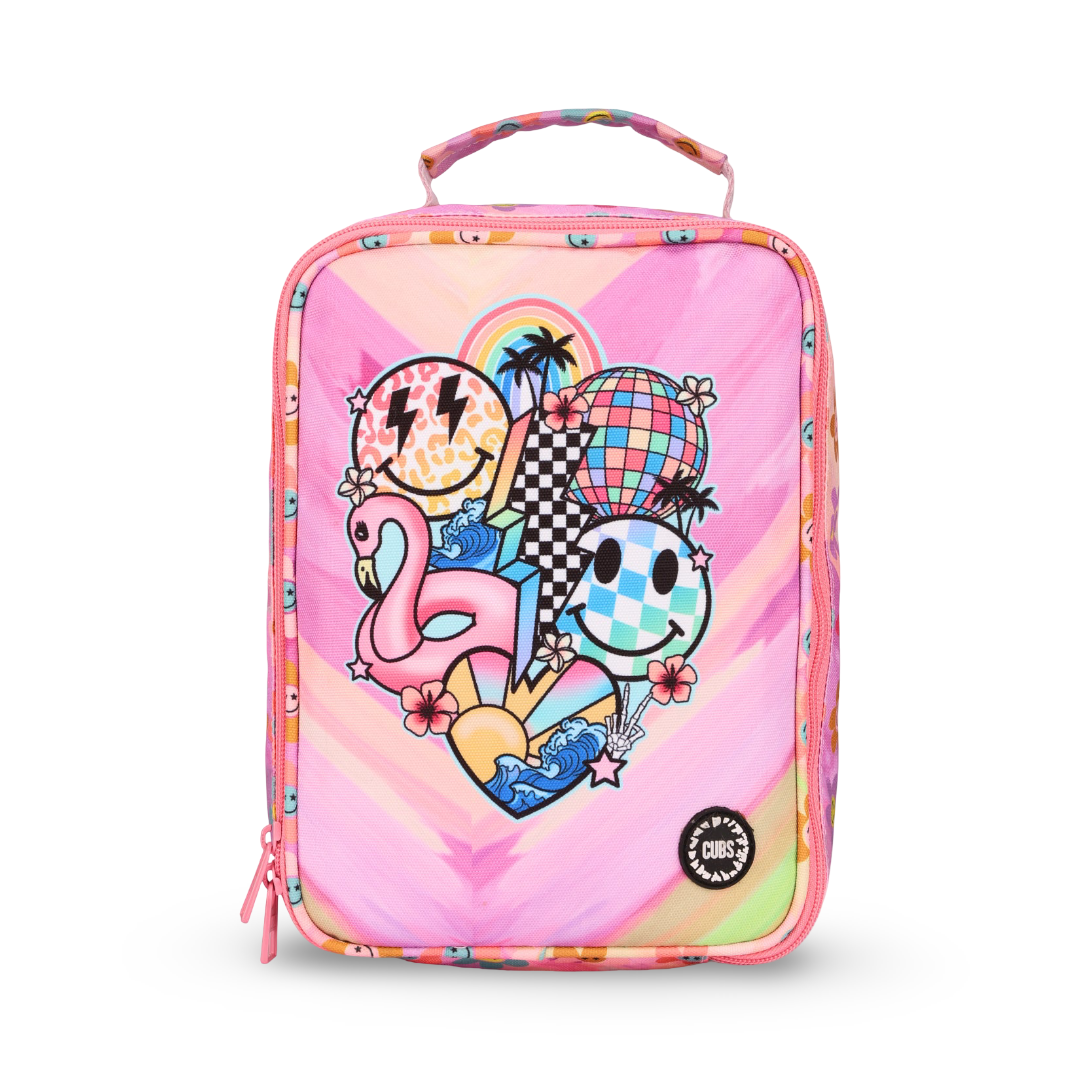 Cubs Smiles and Flamingos Big & Basic Lunch Bag 5L