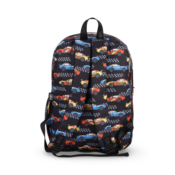 Cubs Black Racing Cars Big & Basic Backpack 30L