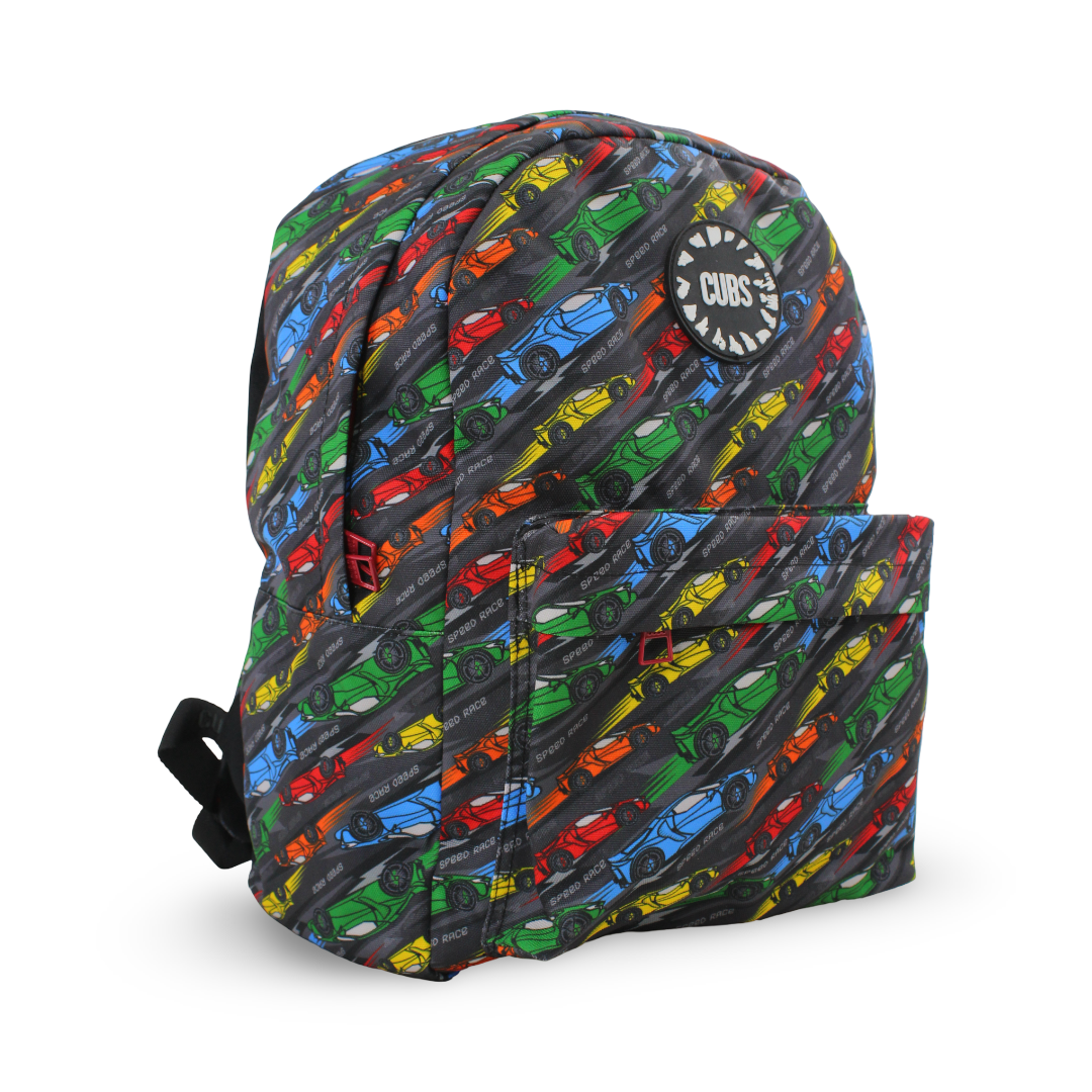Cubs Racing Cars Junior Student Backpack 28L - School
